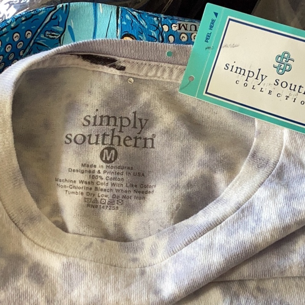 NWT Simply southern long sleeve shirt. H20 - Picture 3 of 4